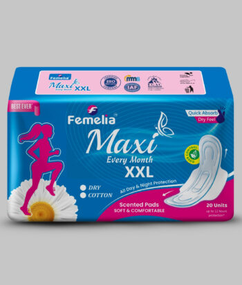 Femelia Maxi Jumbo Cotton Sanitary Pads XXL – 20 Pads (320mm)