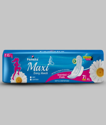 Femelia Maxi Cotton Sanitary Pads XL – 7 Pads (280mm)