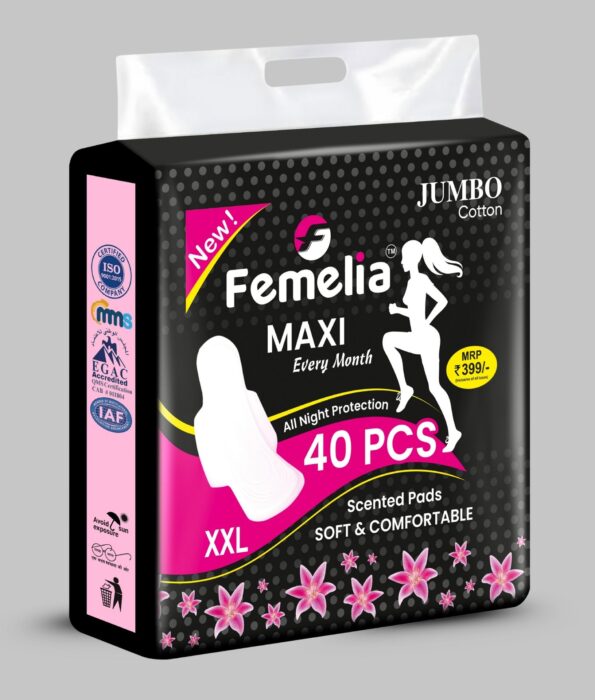 Jumbo sanitary pads maxi Cotton 40PCS XXL 320mm